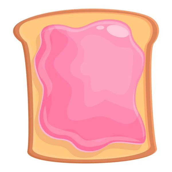 Jelly bread icon cartoon vector. Candy bear — Stockvektor