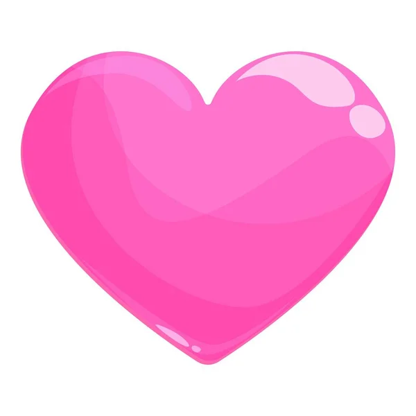 Heart jelly icon cartoon vector. Sweet candy — Wektor stockowy