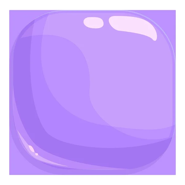 Jelly sticker icon cartoon vector. Candy gummy - Stok Vektor