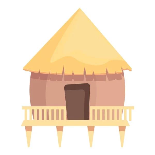 Bungalow villa icon cartoon vector. Sea house — Stockvector