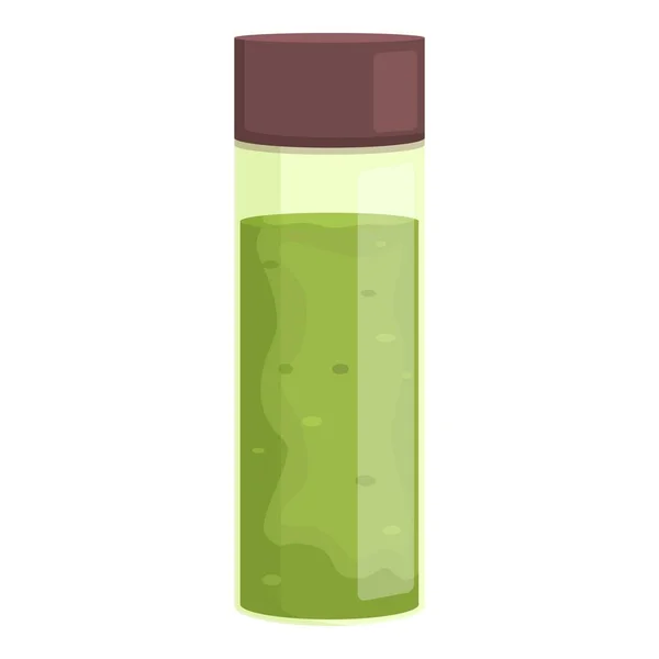 Kitchen spirulina tube icon cartoon vector. Alga plant — ストックベクタ