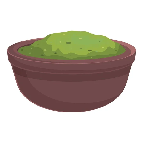 Sea spirulina salad icon cartoon vector. Alga plant — Stok Vektör