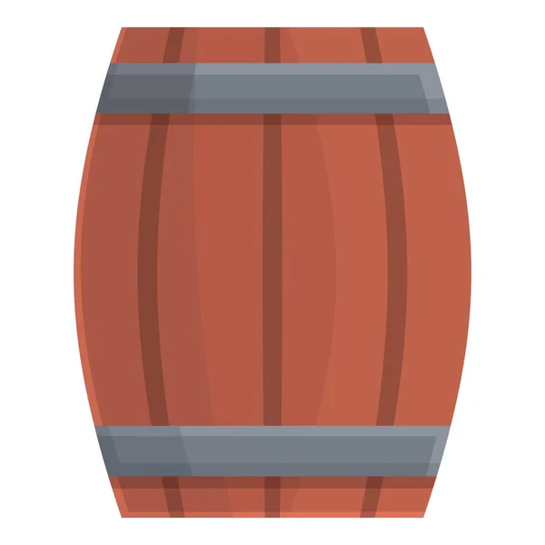 Wood barrel gameplay icon cartoon vector. Casino game — Vettoriale Stock