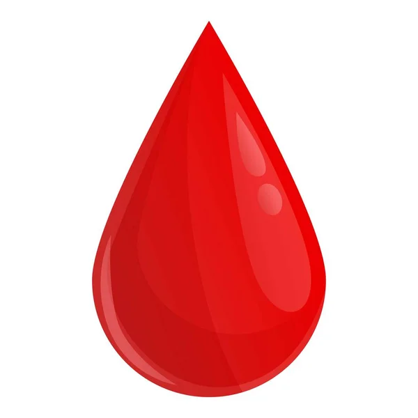 Blood drop gameplay icon cartoon vector. Interface button — Stock Vector