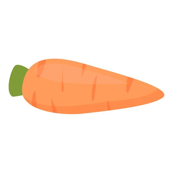 Grill zanahoria icono vector de dibujos animados. Cocinar alimentos — Archivo Imágenes Vectoriales