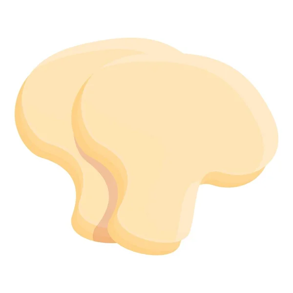 Grill mushrooms icon cartoon vector. Cook bbq — стоковый вектор