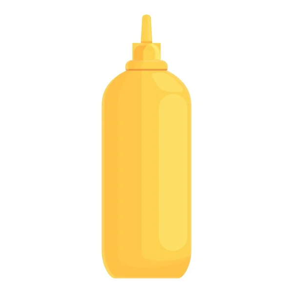 Mustard bottle icon cartoon vector. Grill bbq — Wektor stockowy