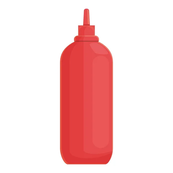 Ketchup bottle icon cartoon vector. Grill bbq — Stok Vektör