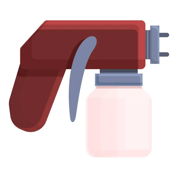 Paint gun icon cartoon vector. Air painter — Stockový vektor