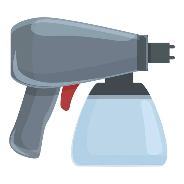 Sprayer compressor icon cartoon vector. Paint gun — Stock Vector