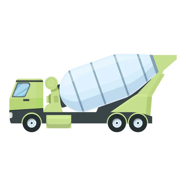 Concrete mix icon cartoon vector. Cement truck — стоковый вектор