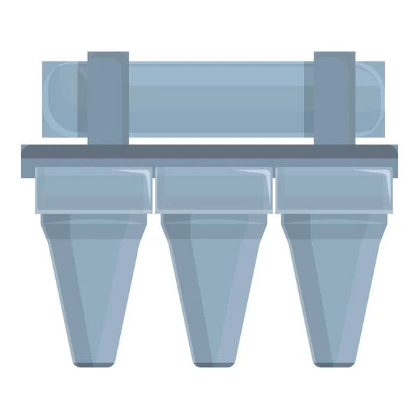 Osmosis purification icon cartoon vector. Water system — стоковый вектор