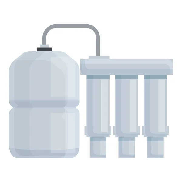 Osmosis tank icon cartoon vector. Water filter — Stok Vektör