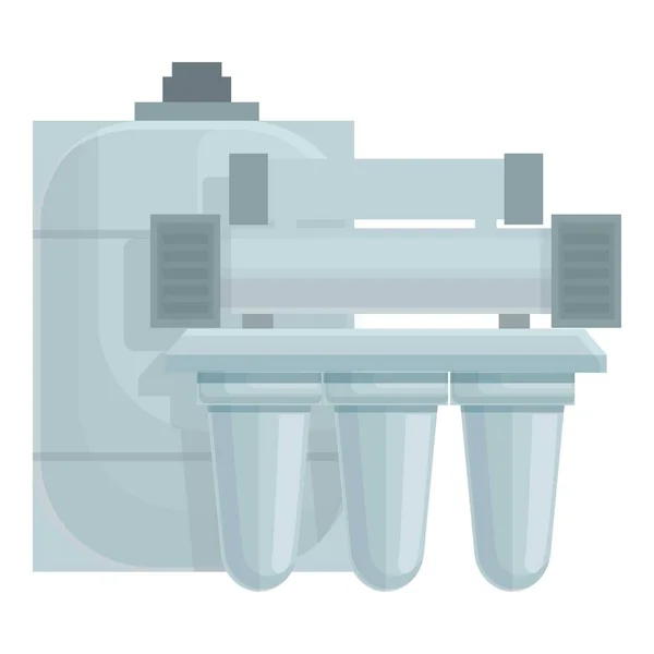 Osmosis cycle system icon cartoon vector. Water filter — стоковый вектор