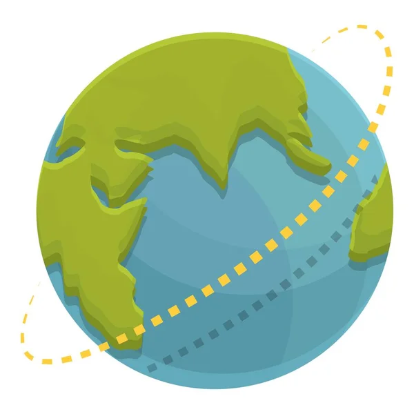 Vetor cartoon ícone da Terra. Mapa do mundo —  Vetores de Stock
