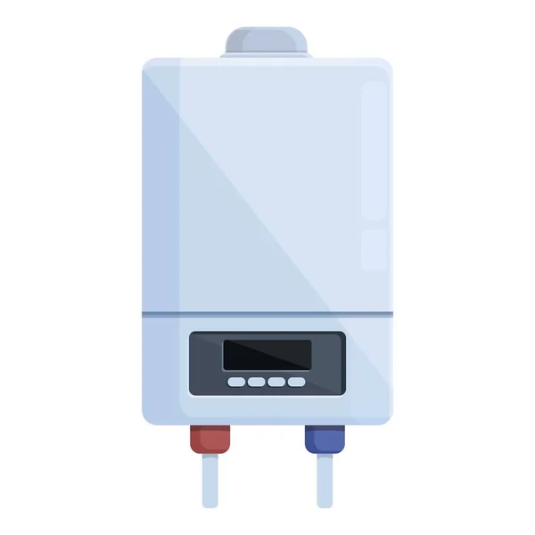 Gas boiler furnace icon cartoon vector. Pemanas rumah - Stok Vektor