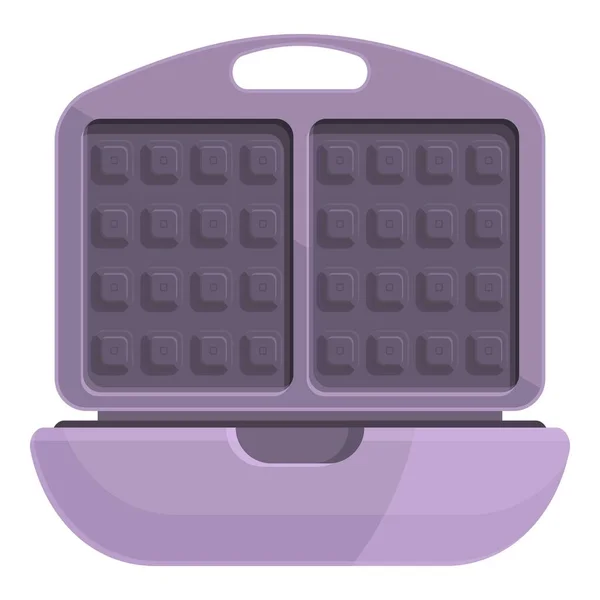 Breakfast waffle maker icon cartoon vector. House electric — Stock Vector