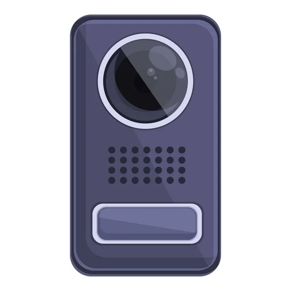 Intercom porte icône dessin animé vecteur. Système de porte — Image vectorielle