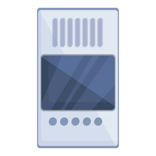 Interfono schermo icona cartone animato vettore. Sistema video — Vettoriale Stock