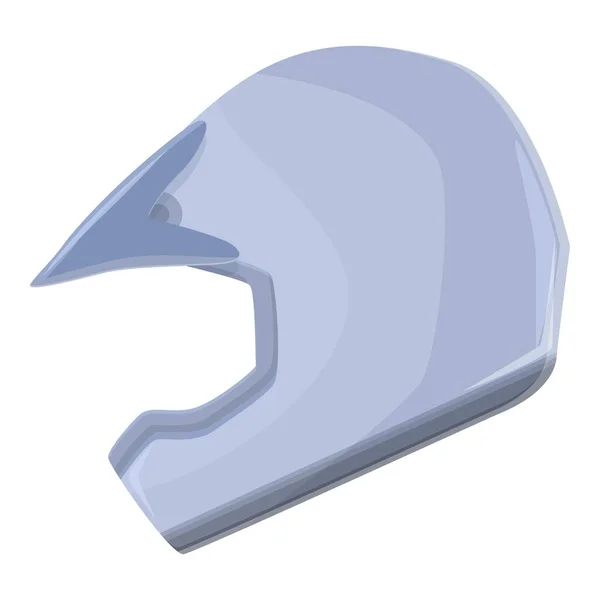 Sportovní motorkářská helma ikona karikatura vektor. Brzdové zařízení — Stockový vektor