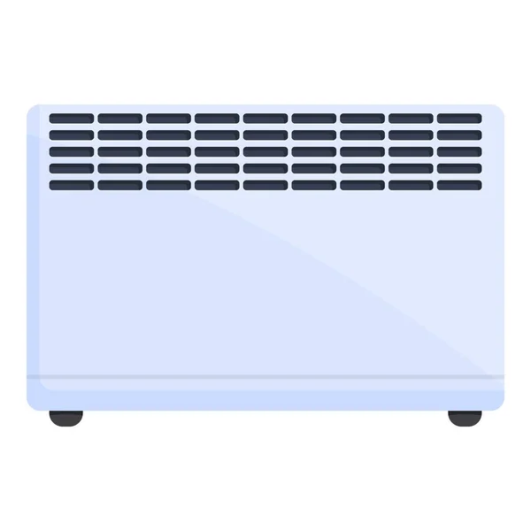 Convector icono de energía vector de dibujos animados. Cuarto eléctrico — Vector de stock