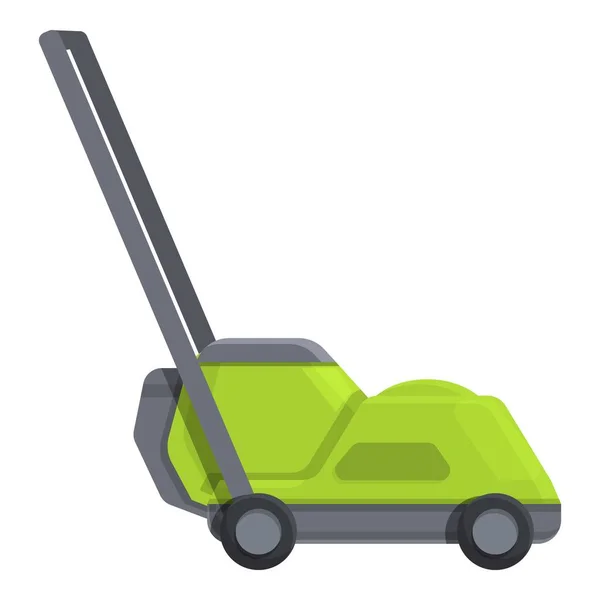 Machine herbe équipement icône dessin animé vecteur. Tondeuse à gazon — Image vectorielle