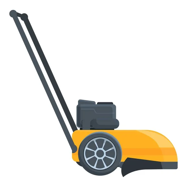 Motor lawn mower icon cartoon vector. Garden trimmer — Stock Vector