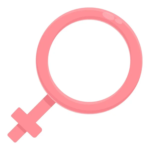 Vrouwelijke anticonceptie icoon cartoon vector. Geboortebeperking — Stockvector