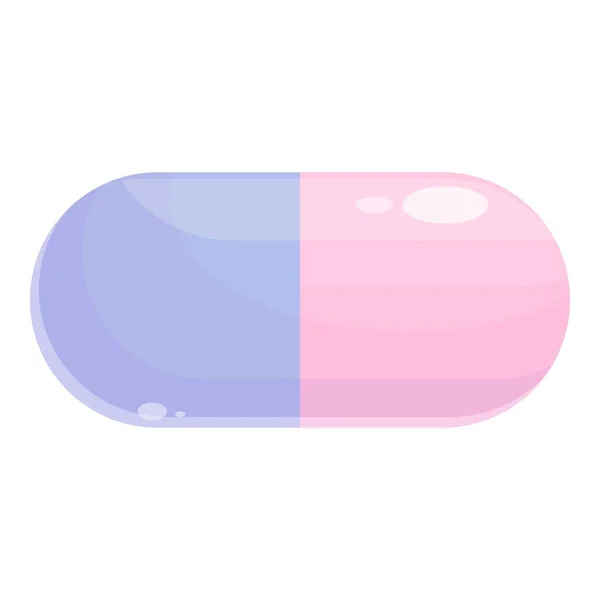 Anticonceptie capsule pictogram cartoon vector. Geboortebeperking — Stockvector