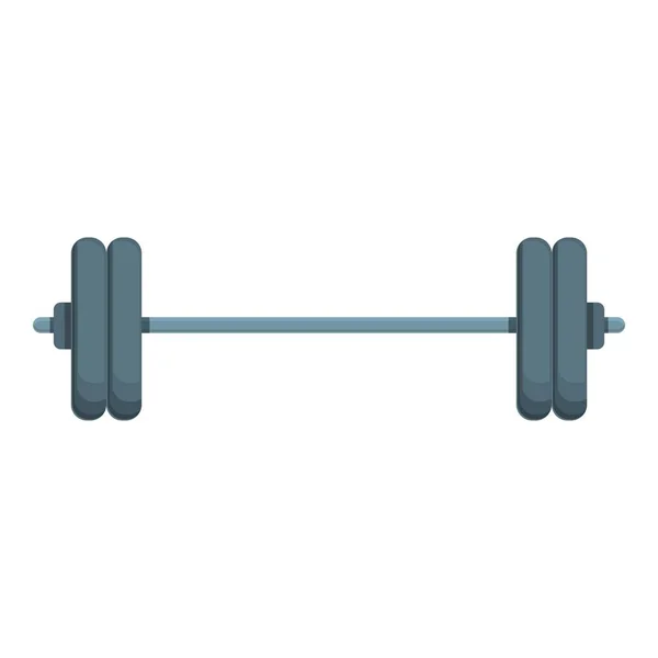 Sportovní barbell ikona karikatura vektor. Tělocvična fitness — Stockový vektor