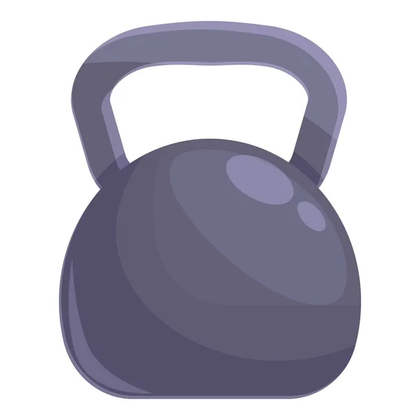 Kettlebell ginásio ícone cartoon vector. Treino desportivo — Vetor de Stock