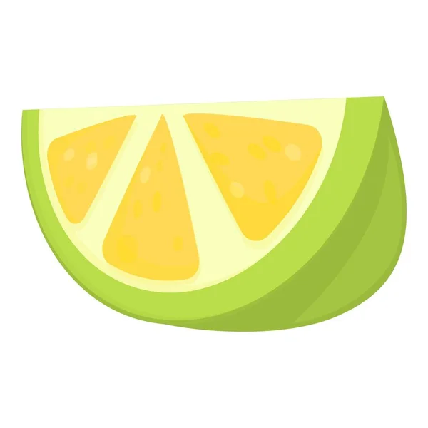Lime slice icon cartoon vector. Tequila alcohol — Stock Vector