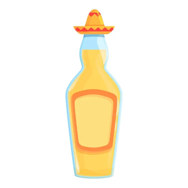 Vecteur de dessin animé icône rhum vacances. Tequila Mexique — Image vectorielle