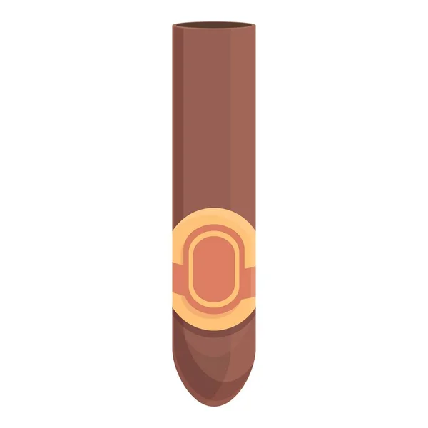 Cigar icon cartoon vector. Smoke tobacco — Stock Vector