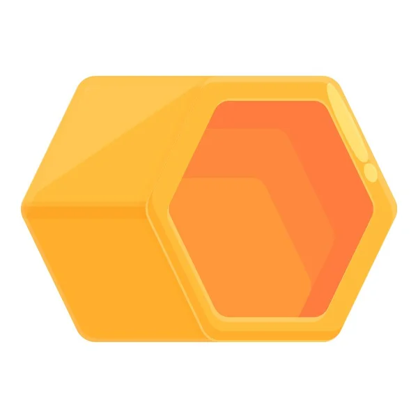 Full honung kam ikon tecknad vektor. Binektar — Stock vektor