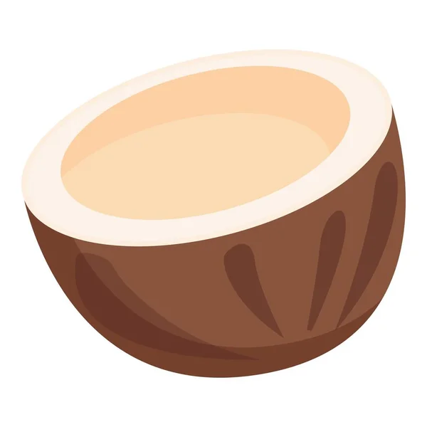 Coconut Frucht Drink Symbol Cartoon-Vektor. Gemüsepflanze — Stockvektor