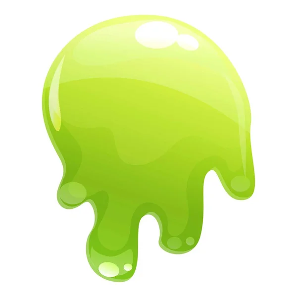 Goteo limo icono vector de dibujos animados. Salpicadura de goo — Vector de stock