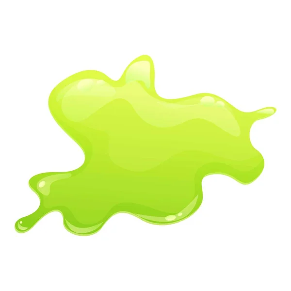 Halloween splash icon cartoon vector. Slime drip — Stock Vector