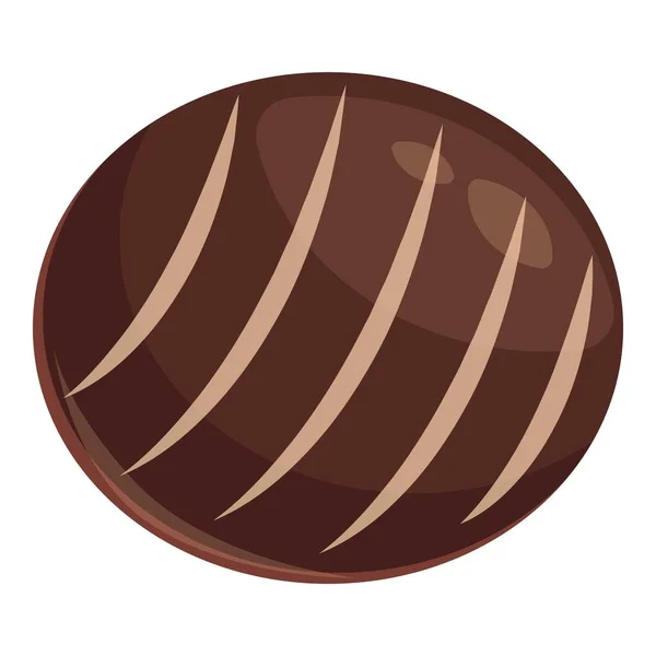Schokoladenmilchbonbons Symbol Cartoon-Vektor. Kakaostück — Stockvektor