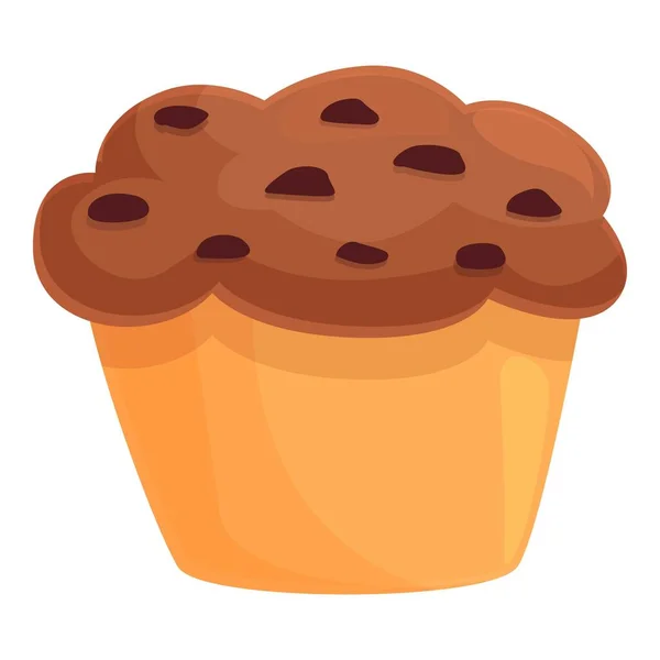 Cacao cupcake icône dessin animé vecteur. Barre à sucre — Image vectorielle