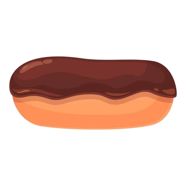 Cioccolato icona caramelle vettore cartone animato. Pezzo di cacao — Vettoriale Stock