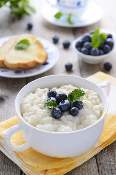 Pudim de arroz — Fotografia de Stock