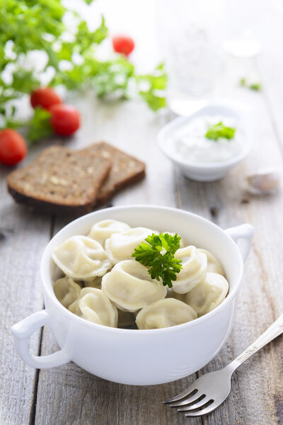 Пельмени с мясом
