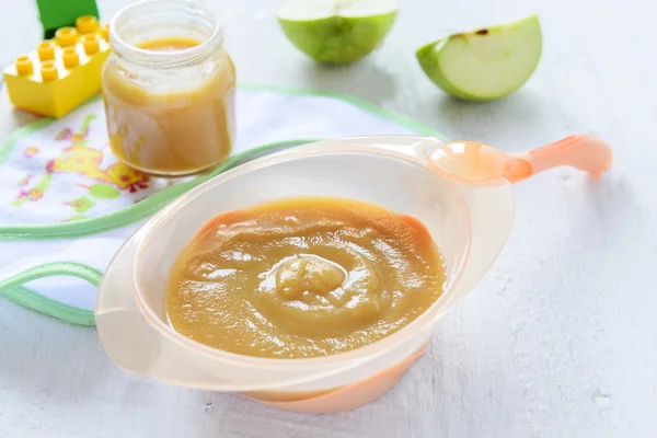 Apple puree — Stockfoto