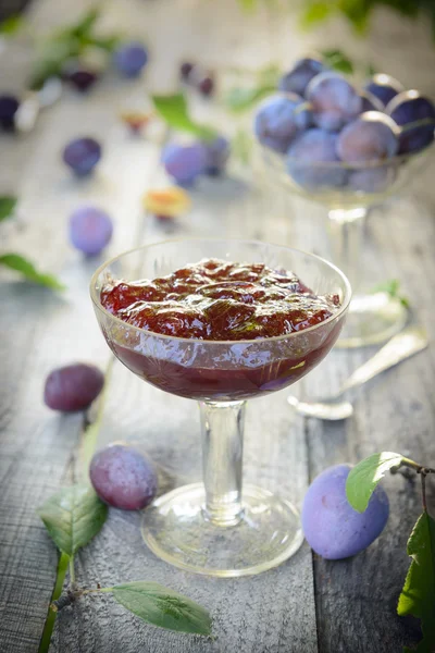 Blommer marmelade - Stock-foto
