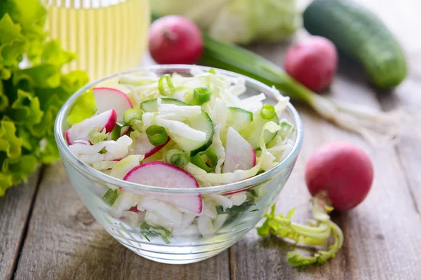 Fresh spring salad — Stock Photo, Image