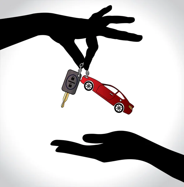 Exchange of keys with car Stock Photos, Royalty Free Exchange of keys