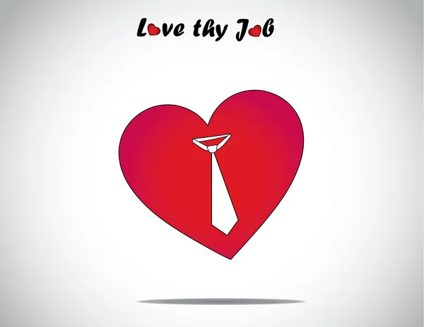 Červená láska, nebo srdce ikona obrazce s kravatou symbol umění. Miluji své ilustrace koncept práce — Stockový vektor