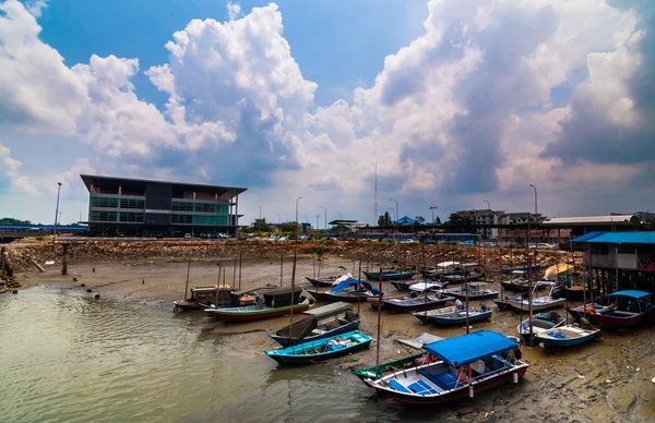 Barcos porta de estacionamento klang — Fotografia de Stock