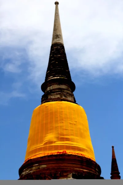 Wat Yai Chai Mongkol. —  Fotos de Stock